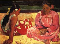 Paul Gauguin Tahitian Women(on the Beach) Spain oil painting art